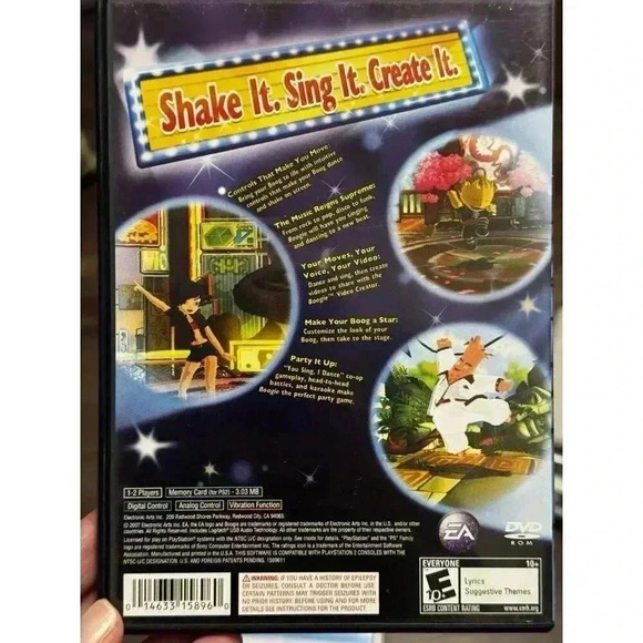 Sony PLAYSTATION 2 PS2 Lot of 3 GAMES 2 Singstar (POP + Amped) and 1 Boogie - Picture 7 of 13